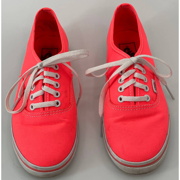 Vans Shoes - Vans Shoes | Neon Vans Men's 5 Women's 6.5 | Color: Orange/Pink | Size: 6.5